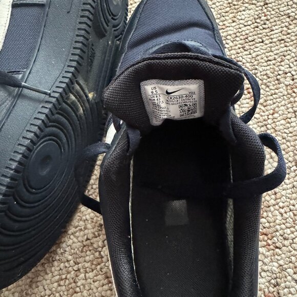 Nike GORETEX Air Force Low - Midnight Blue Size 9.5 - Picture 5 of 5